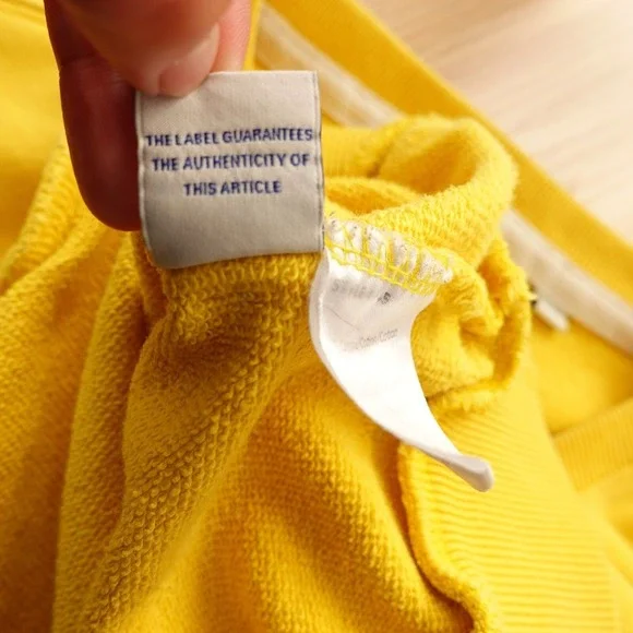 North Sails Sweater Men L Yellow Organic Cotton Crewneck Sweatshirt Light ECO - Picture 16 of 16